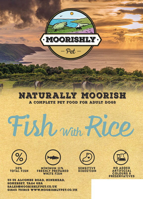 Naturally Moorish Dog Food with Fish and Rice