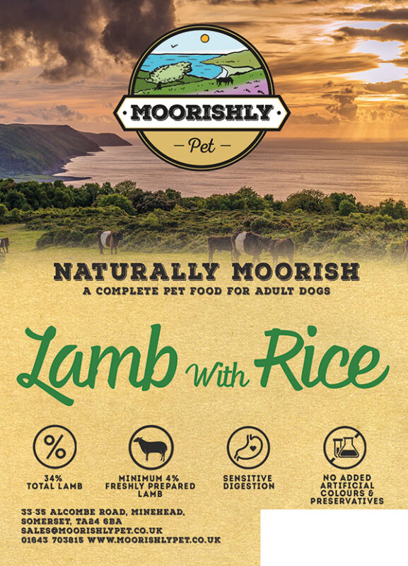 Naturally Moorish Quality Adult Dog Food with Lamb and Rice
