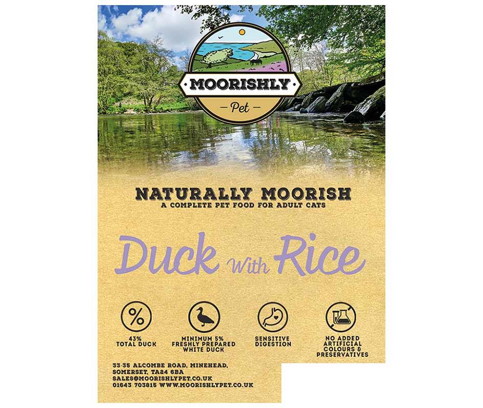 Naturally Moorish Quality Duck with Rice Cat Food